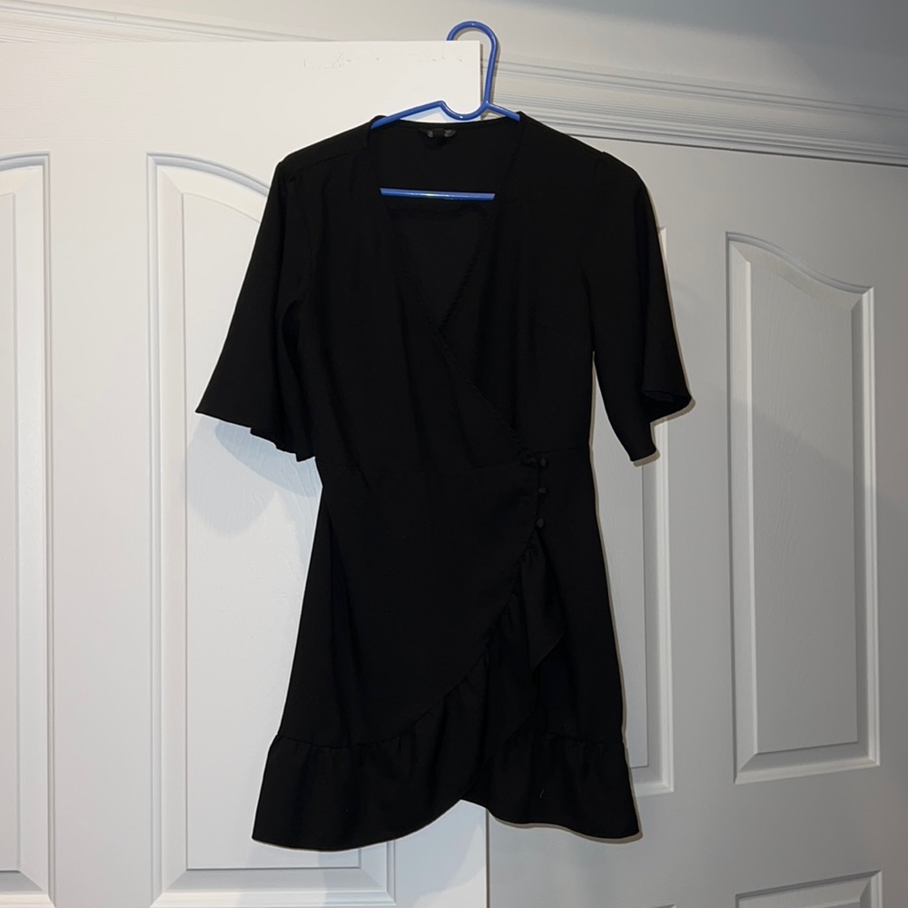 Topshop wrap mini dress